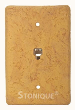 Stonique® Prewired Telephone Jack in Honey Gold